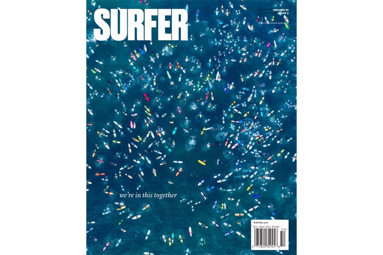 Surfer Magazine: the final issue features a cover shot by Donald Miralle