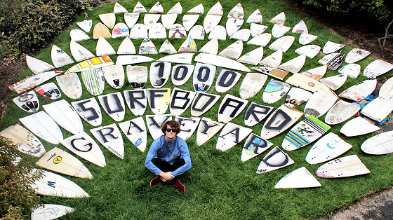 1000 Surfboard Graveyard: Chris Anderson and his halves