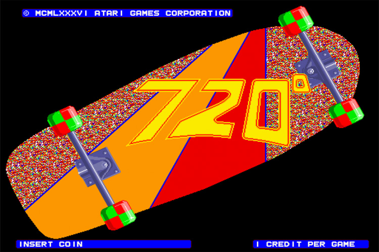 720º game: the world's first skateboarding game was developed in 1986 by Atari