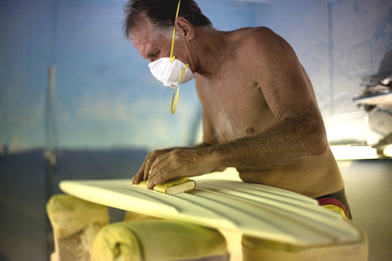 Allan Byrne: legendary surfer and shaper | Photo: Andrew Kidman