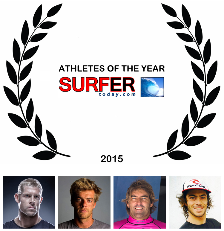 Athletes of the Year 2015: Mick Fanning, Nick Jacobsen, Antoine Albeau and Pierre-Louis Costes