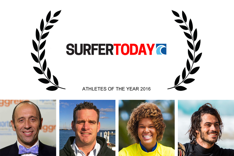 Athletes of the Year 2016 by SurferToday: Fernando Aguerre, Rob Douglas, Sarah-Quita Offringa and Pierre-Louis Costes
