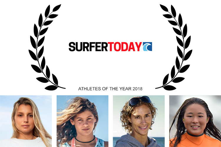 Maya Gabeira, Mikaili Sol, Iballa Moreno, and Ayaka Suzuki: Athletes of the Year 2018 by SurferToday