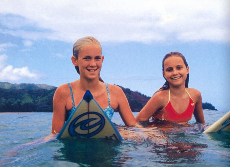 Bethany Hamilton and Alana Blanchard: they always surfed together