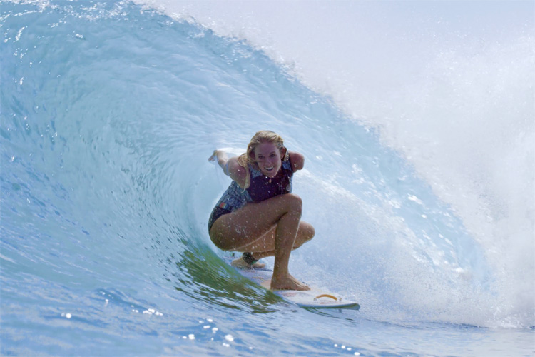 Bethany Hamilton: getting barreled at Surf Ranch