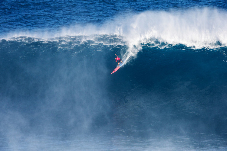 Billy Kemper: he score a Perfect 10 at Jaws | Photo: Heff/WSL