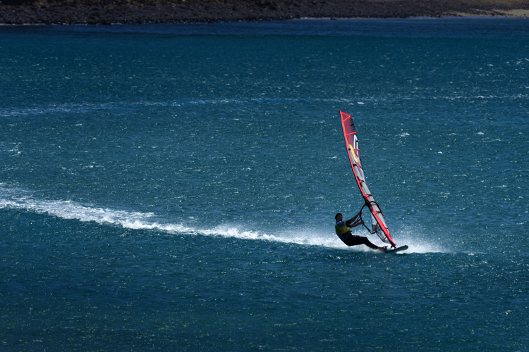 Björn Dunkerbeck: the world champion will be leading the windsurfing fleet in Tarifa | Photo: Schurgers/Red Bull