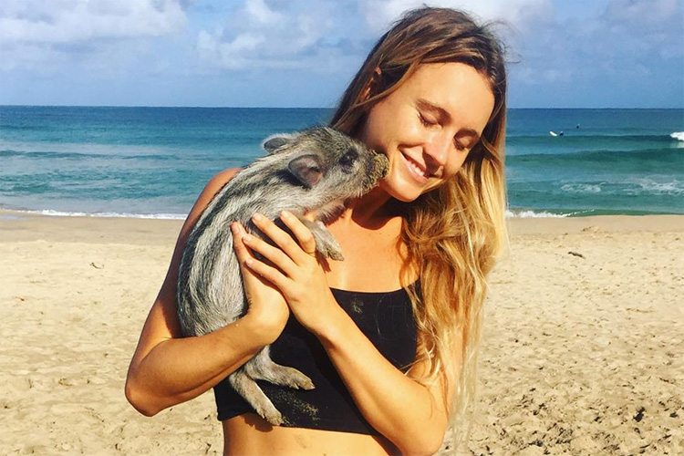 Alana Blanchard: animal lover and vegan