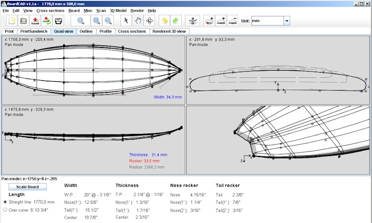 BoardCAD: shaping surfboards for dummies