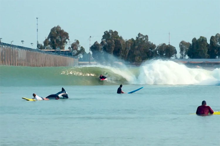 Bobby Kithcart: the bodyboarder got barreled at the Surf Ranch