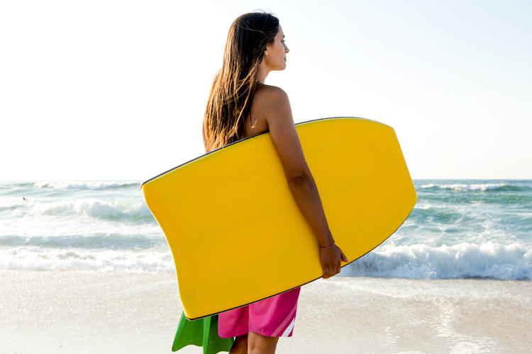 Boogie board: an expression coined by Tom Morey when he invented the bodyboard | Photo: Shutterstock