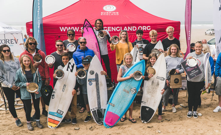 2018 English National Surfing Championships: 19 new champions have been crowned | Photo: Surfing England