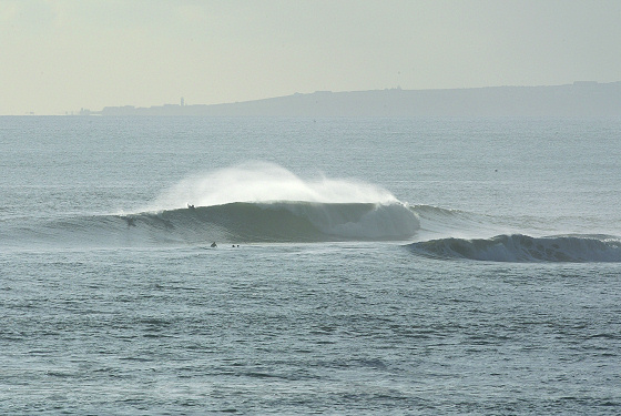 Broadbench: a quality wave in Kimmeridge Bay, described by many as one of Britain’s best