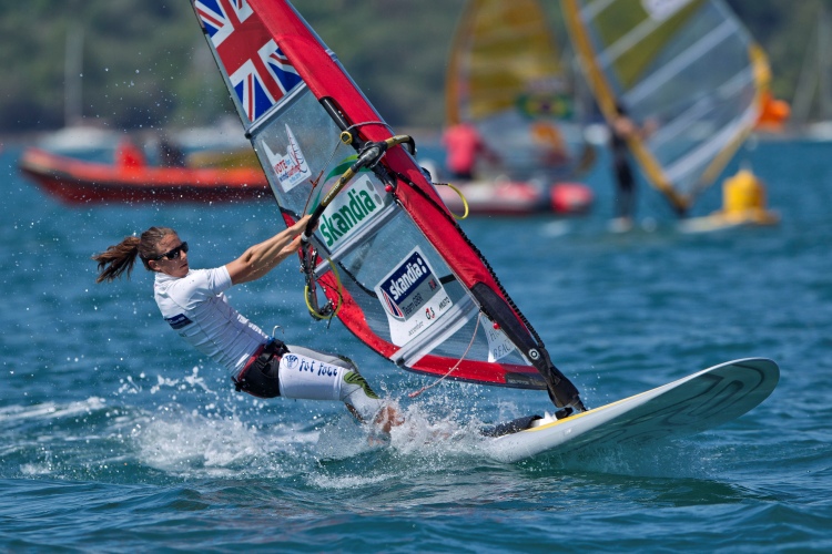 Bryony Shaw: this girl wins windsurfing medals | Photo: British Sailing Team
