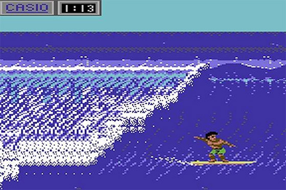 California Games, 1987: one day, surfing games will be like this