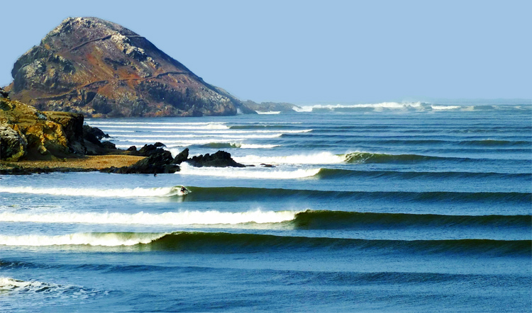 Chicama: one of the most perfect left-hand waves in the world