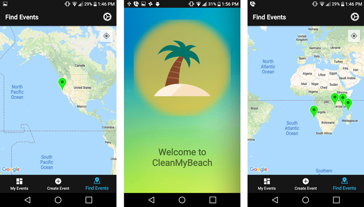 CleanMyBeach: the beach cleanup app developed by Arjun Sharma