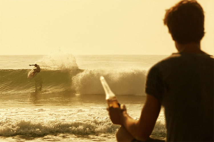 Corona: they know how to sell a beer to surfers