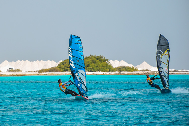 Défi Wind Caribbean: windsurfing in the warm and beautiful blue waters of Bonaire | Photo: Défi Wind Caribbean
