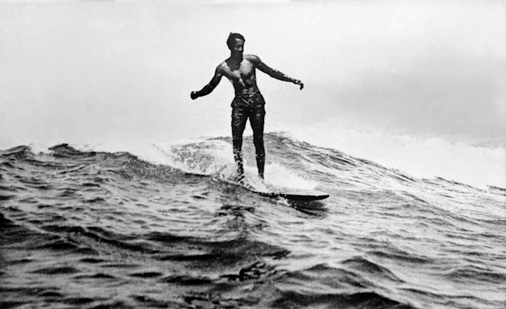 Duke Kahanamoku: surfing Waikiki, his favorite spot