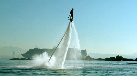Flyboard by Zapata: he will tell you when the big sets are coming