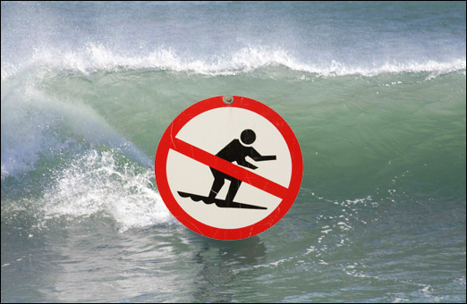 Canadian military forbids surfing in Cow Bay point break