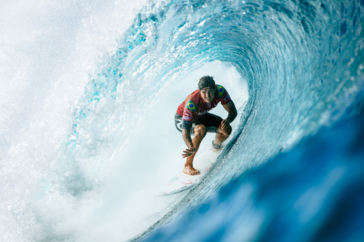 Gabriel Medina: a goofy-footed world surfing champion | Photo: WSL