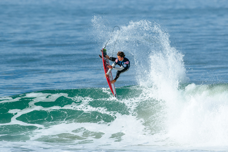 Griffin Colapinto: the Californian won the first CT event in Supertubos, Peniche | Photo: WSL