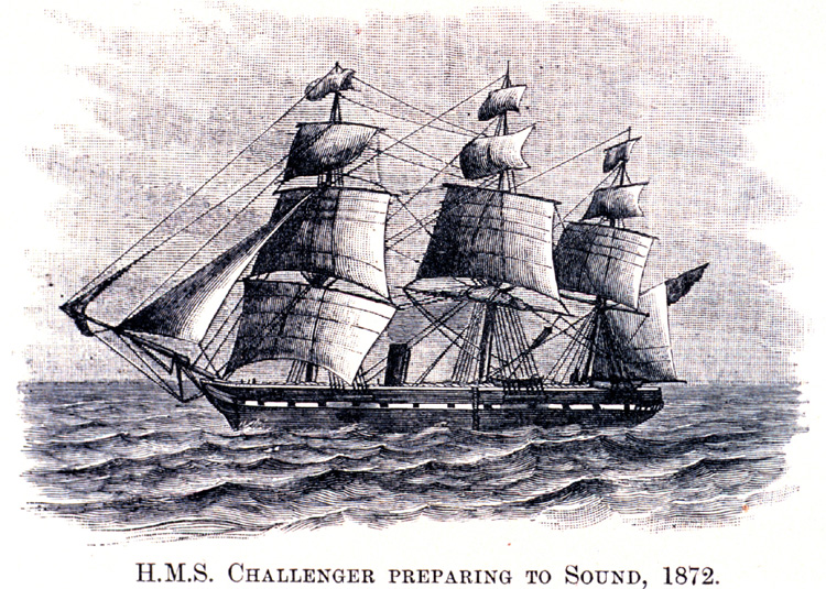 HMS Challenger: the 1872 British vessel gave name to the Challenger Deep | Illustration: NASA
