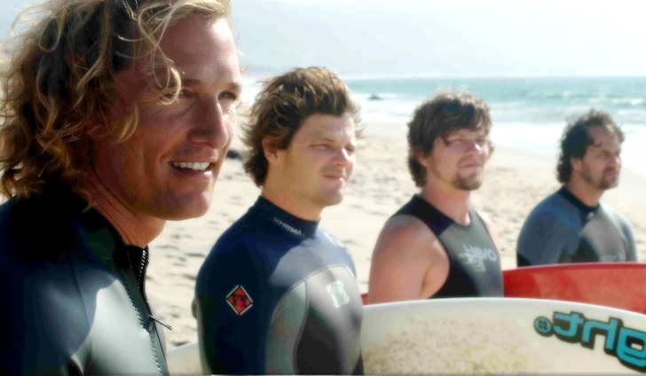 Hollywood surfing: Matthew McConaughey eyeing a perfect barrel