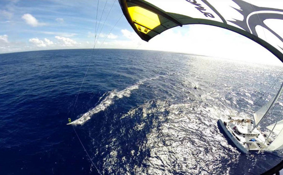 HTC Atlantic Kite Challenge: 27 days in the water