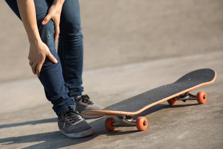 Skateboarding: falling off the board is part of the sport | Photo: Shutterstock