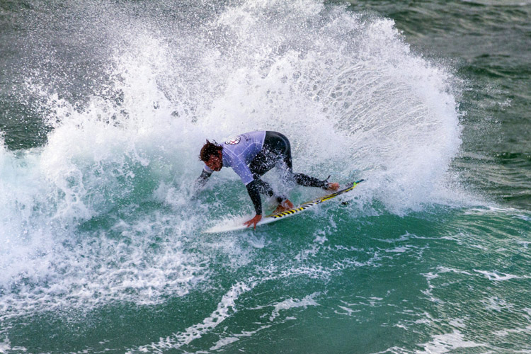 Jay Quinn: the 2018 British surfing champion | Photo: Surfing England