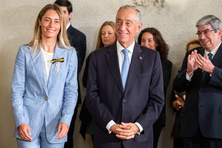 Joana Schenker: she is now an Officer of the Order of Merit of the Portuguese Republic | Photo: Presidencia.pt