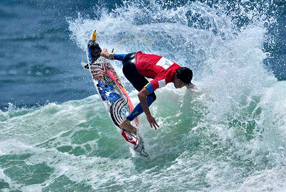 2012 Bolivarian Beach Games: Olympic surfing style