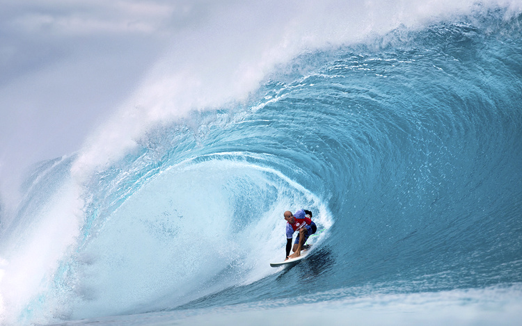Kelly Slater: the Floridian surfer won seven Pipe Masters titles | Photo: Cestari/WSL