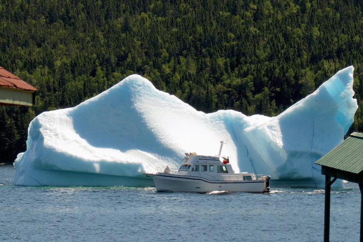 King's Point, Newfoundland: icebergs are breaking during summer | Photo: King's Point Pottery