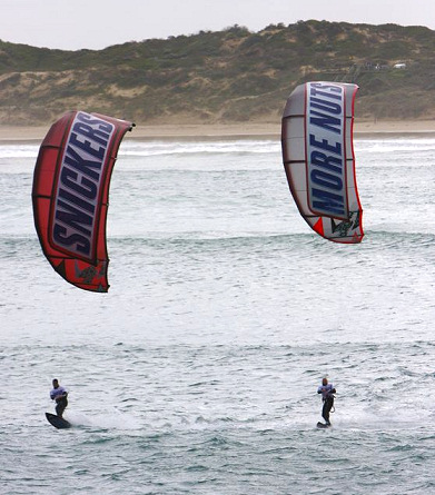 Kitesurfers cross the Bass Strait for the first time