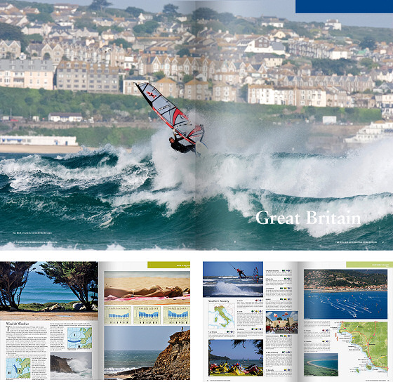 The Kite and Windsurfing Guide Europe: 464 pages and 2500 spots