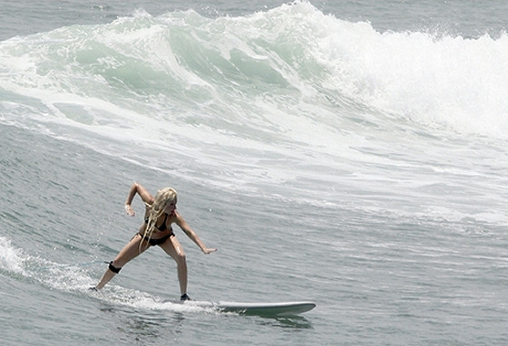 Lady Gaga: the karate-styled surfer