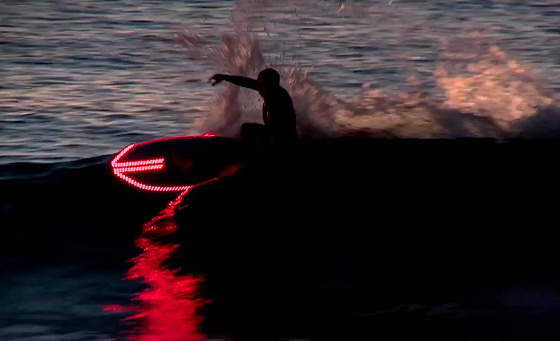 LED surfboards: prepare to take off with flight commander Tiago Pires