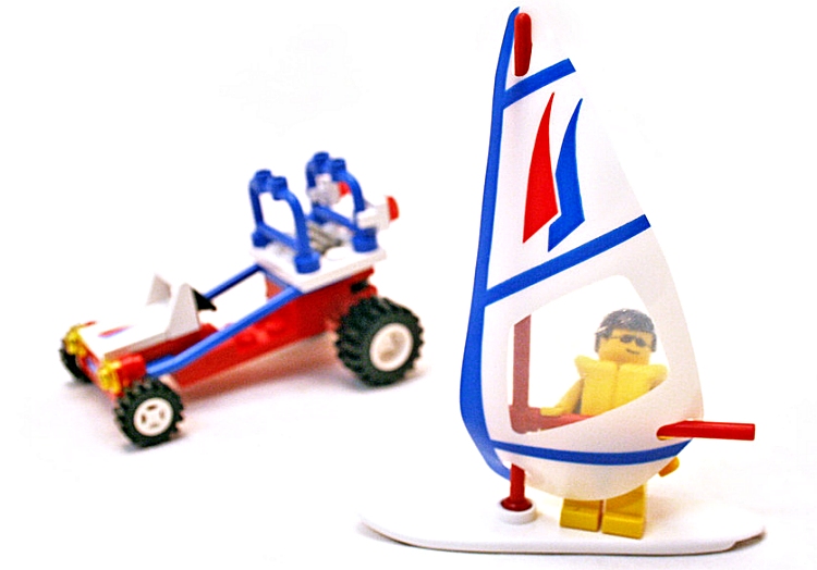 Windsurfing: the first Lego kit was launched in 1992