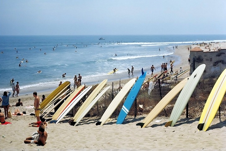 Malibu Beach: surfing through the Californian eye of Leroy Grannis