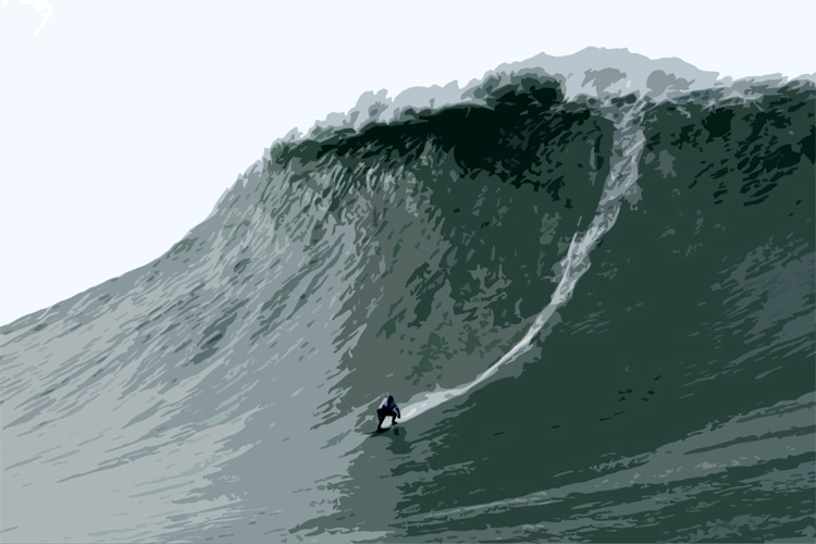 Maya Gabeira: according to the WSL, this is a 73.5-foot wave