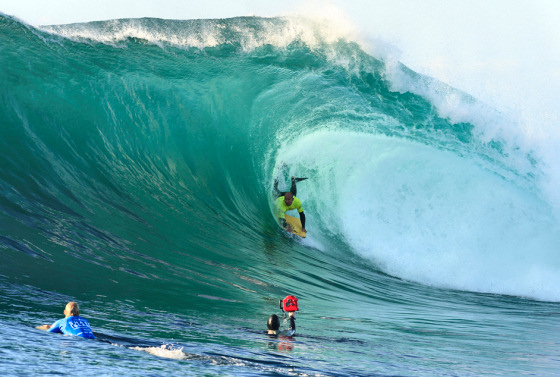 Mike Stewart: defying Shark Island with his unique surf line
