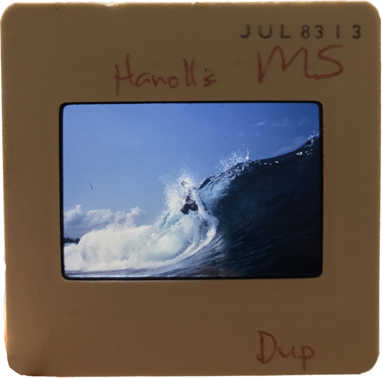 Mike Stewart: a shot used in a 1983 Morey Boogie ad - Tom Morey's first bodyboard ride took place 10 years before in this wave | Photo: Kyle Nakamura