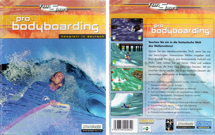 Mike Stewart's Pro Bodyboarding: the Windows computer game released in 1999