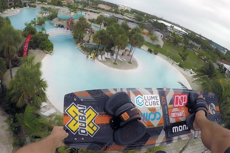 Nick Jacobsen: jumping off a hotel roof in the Bahamas