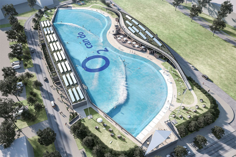O2 SurfTown MUC: Europe's largest wave pool is 50 percent bigger than a football pitch | Photo: SurfTown MUC