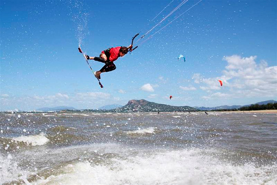 Pallarenda Beach: kiteboarding is not a crime | Photo: Loop Kiteboarding
